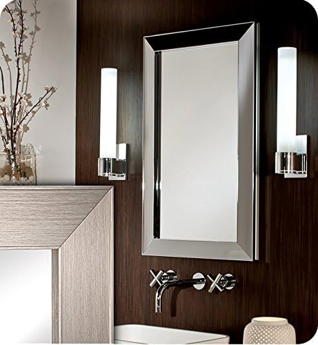 Glasscrafters Gc2430 4 Sc So Pc 24 X 30 Soho Framed Mirrored Medicine Cabinet 4 Inch Deep With Frame Finish Polished Chrome Mirror Edge Flat Mirror Amazon Ca Home Kitchen