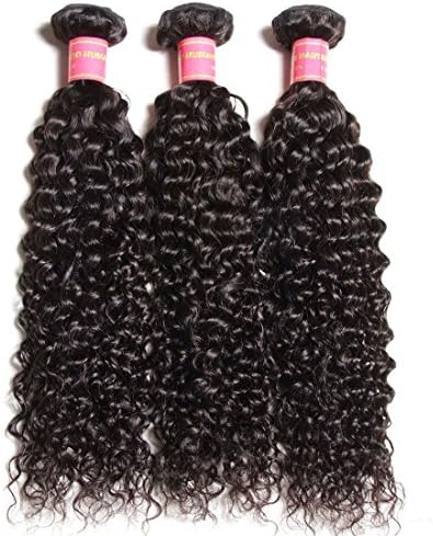 Jolia Hair 6a Grade 10-26inch Virgin Curly Brazilian Hair Weaves Natural Black Color Unprocessed Human Hair Weft Extensions Can Be Dyed No Shedding Tangle Free