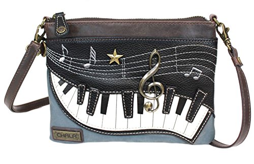 Chala Piano Mini Crossbody Handbag Music Lovers Convertible Straps