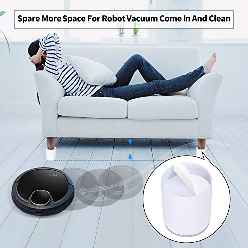 Ezprotekt 2 Inch Round Bed Risers HeavyDuty Furniture Risers Table Leg