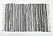 Uniifurn Color Stripe Rag Rugs for Kitchen, Bathroom, Entry Way, Laundry Room (More Color & Size Options Available) (Gray, 2x3')