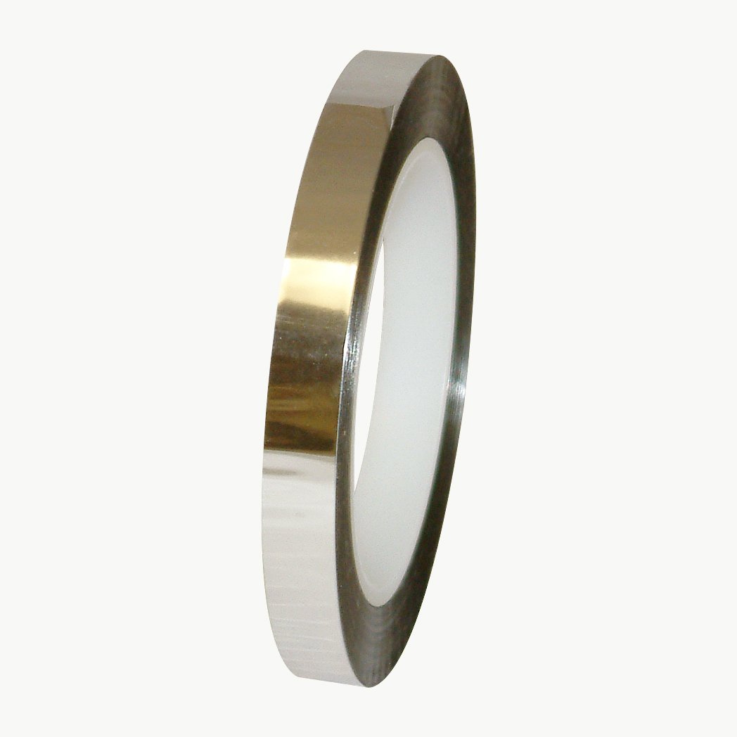 J.V. Converting JVCC MPF-01 Metalized Polyester Film Tape: 1/2 in. x 72 yds. (Silver)