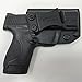CONCEALED CARRIER (TM) IWB Holster Smith & Wesson M&P Shield 9MM/.40 S&W - Veteran Owned Company - Inside Waistband Concealed Carry Holster for Pistol Gun