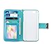 iPhone 6S Case/iPhone 6 Case, IZENGATE [Classic Series] Wallet Case Premium PU Leather Flip Cover Folio with Stand for Apple iPhone 6 (2014) / Apple iPhone 6S (2015) (Turquoise Blue)