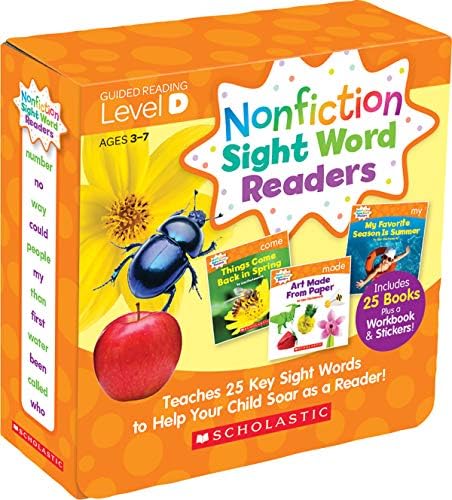 Amazon.com: Nonfiction Sight Word Readers Classroom Tub Level A 