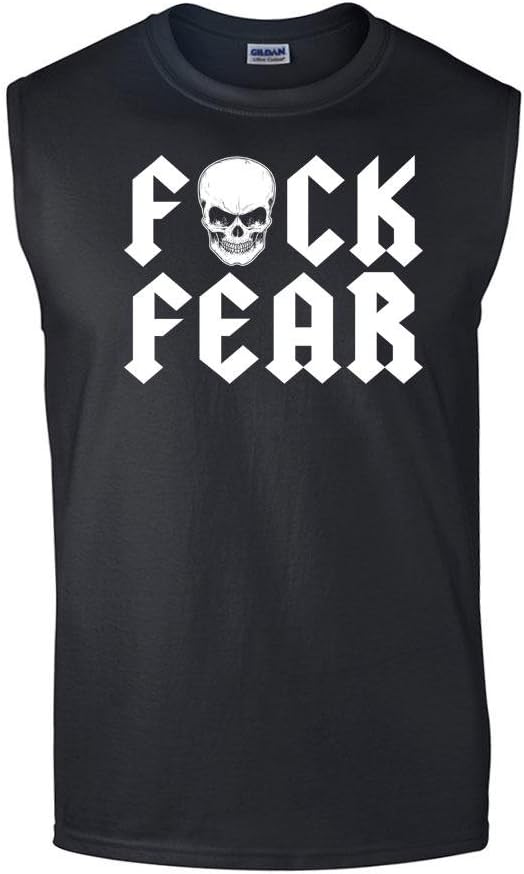 Fuck Fear Drink Beer - Wrestling Fighting - Mens Sleeveless Tee