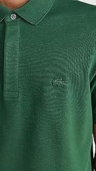 Lacoste mens Short Sleeve Paris Polo