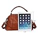 Hynes Victory Womens Luxury Hobo Handbag (Brown2)