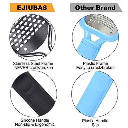 Callus Remover Foot File for Feet - Ejiubas Colossal Foot Rasp Surgical Grade Stainless Steel File Grater Foot Care Pedicure Tools for Wet and Dry Feet - Thumbnail 3