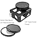 Luxebell Aluminium Alloy Skeleton Thick Solid Protective Case Shell with 52mm Uv Filter for Gopro Hero 4 Black, Silver Camera - Wide Angle Mode Have No Vignetting