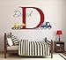 Lovely Decals World LLC Custom Construction Truck Name Wall Decal for Boys Nursery Baby Room Art Decor Vinyl Sticker (34