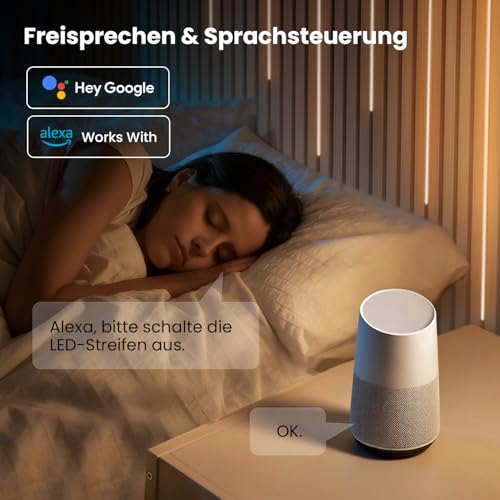 SHUNLEE 6 Rollen Schwarzer Neon LED für Akustikpaneele, WiFi 2700K Warmweiß LED Streifen für Akustikpaneele Beleuchtung, Flexible Neon Silikon für Akustik Panel, Wandpaneele (50cm*2+70cm*2+110cm*2)