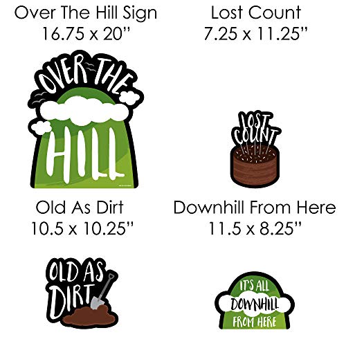 Over-The-Hill-Birthday-Yard-Sign-and-Outdoor-Lawn-Decorations-Birthday-Party-Yard-Signs-Set-of-8