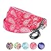 Blueberry Pet 5 Colors Paisley Flower Print Dog Leash with Soft & Comfortable Handle, 5 ft x 5/8