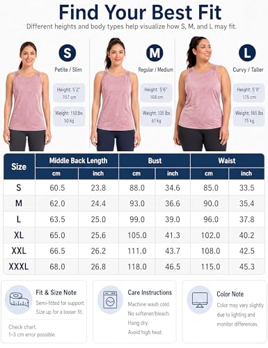 Wayleb Women's Sports Tank Top with Breathable Mesh Lightweight for Fitness Yoga Running S-3XL