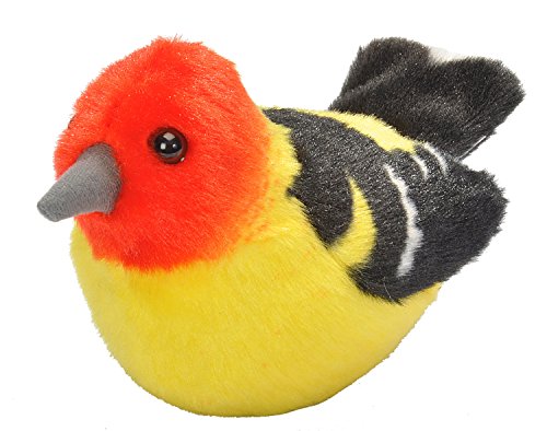 Wild Republic Audubon Birds Western Tanager Plush With Authentic Bird  Sound, Stuffed Animal, Bird Toys For Kids And Birders