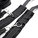 Angel Kiss Fetish Under Bed Restraint System Kit with Adjustable Soft Wrist and Ankle Cuffs Bondage Restraints Collection for Male Female Couple