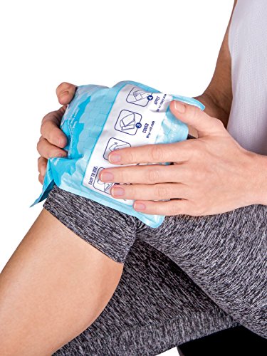 IceWraps 6” x 9” Instant Cold Breakable Ice Packs - Emergency Disposable First Aid Ice Packs (6 Pack)