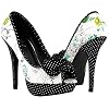 SHOW-STORY-Sexy-Bow-Multicoloured-Floral-Polka-Dot-Platform-Party-PumpsLF30476