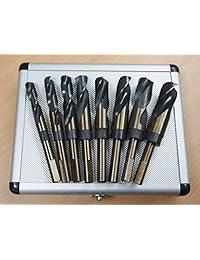 8pc HSS brocas de cobalto Silver & Deming, tamaño grande 9/16" a 1," reducido 1