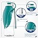 perpets Portable Dog Water Bottles,Reversible & Lightweight Travel Pet Water Dispenser with Expandable Silicone Flip-Up Leaf,Made of Food-Grade Silicone 20 OZ (Blue)