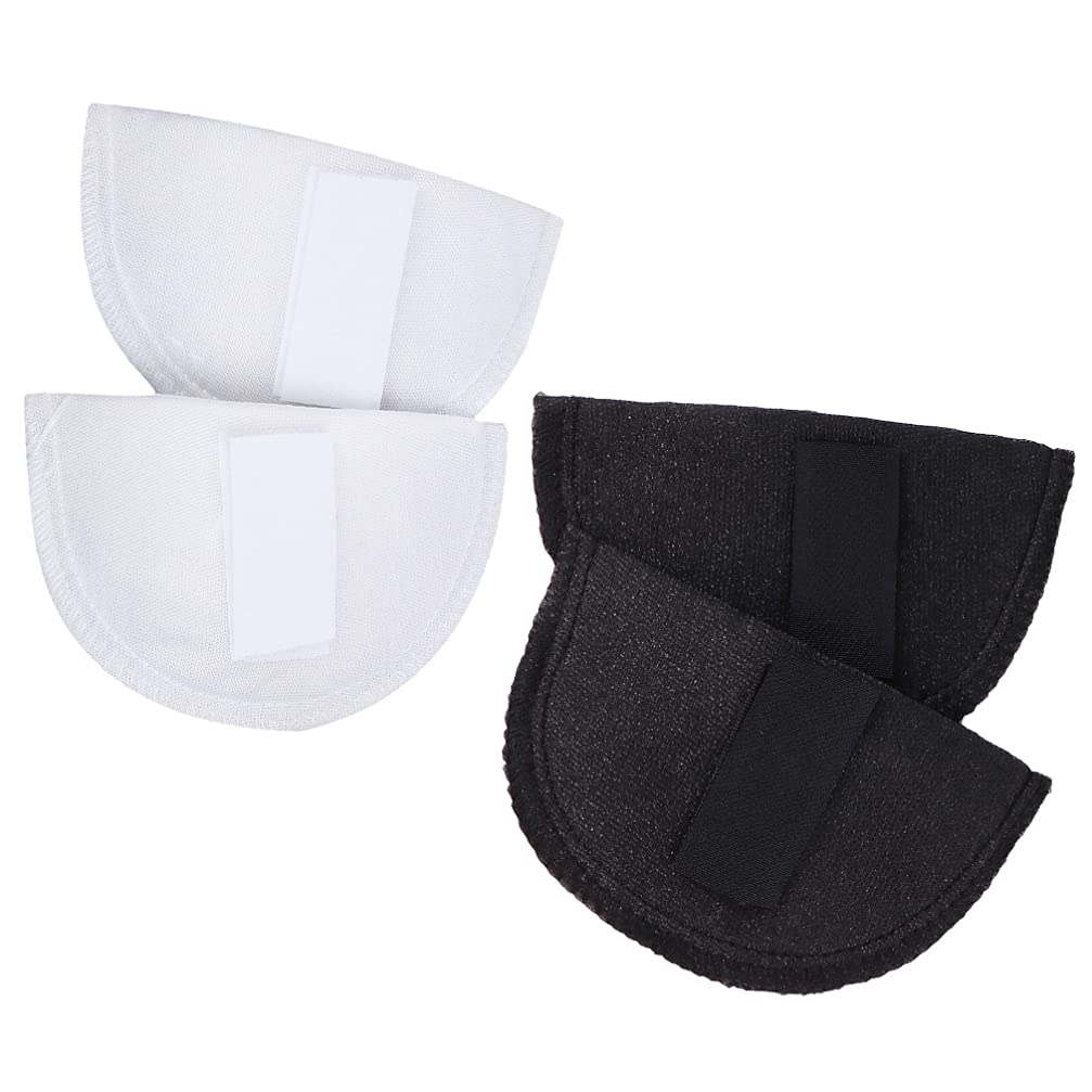 EXCEART Shoulder Pads for Women 2 Pairs Thick Sponge Shoulder Enhancers for Dress Skirt Suit Coat Soft Non Slip Cushion 5.91X3.54X0.59In