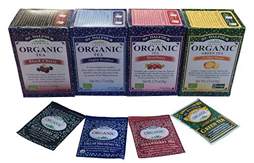 St. Dalfour Premium French Tea Bags Variety Pack, 100 counts