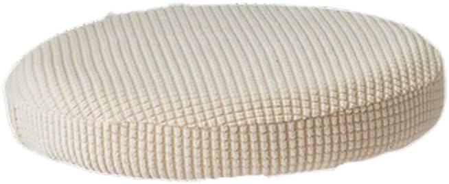 VOSAREA Breathable Round Bar Stool Cover Elastic Padding Cushion Protectors(White), Picture 5, 38*38 cm