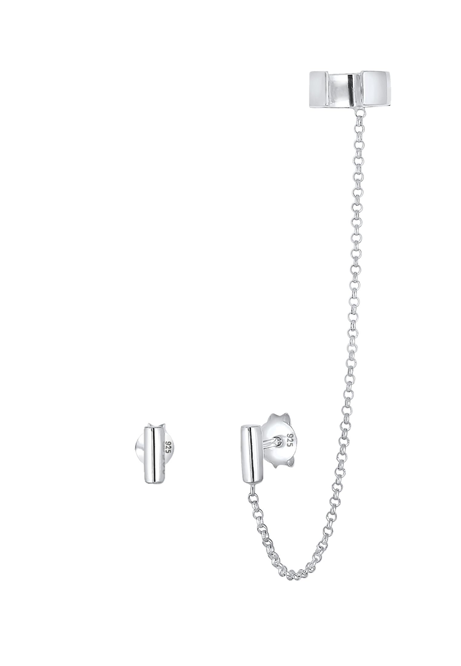 Elli Women 925 Silver Silver Clip-On Earrings — image 1