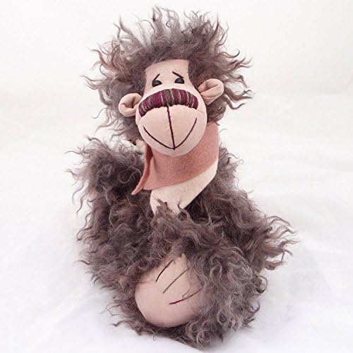 Huff Puff - Teddy Bear Dark Grey Steiff Schulte Mohair Artist Collectable OOAK 10 inches by Bearitz