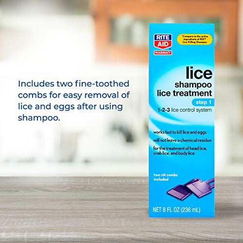 Rite Aid Lice Shampoo 8 oz Step 1 of 123 Lice Control System Lice
