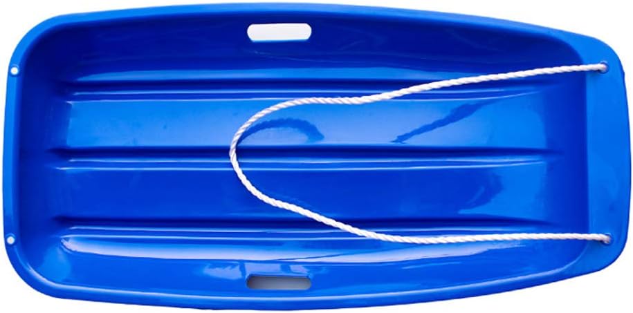 UHBGT Snow Sleds Plastic Toboggan Snow Sled Downhill Winter Sleds for Kids and Adult (25.5 x 14.1 x 4.3 inches)