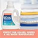 Earth Friendly Products ECOS 2x Liquid Laundry Detergent With Built in Softener, Magnolia & Lily, 100 Loads, 100-Ounce Bottle (Pack of 4)