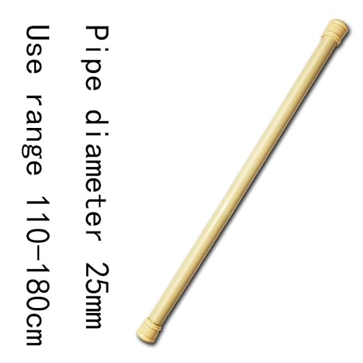 Lxya Shower Curtain Rods Painted Bathroom Clothes Rail Yellow