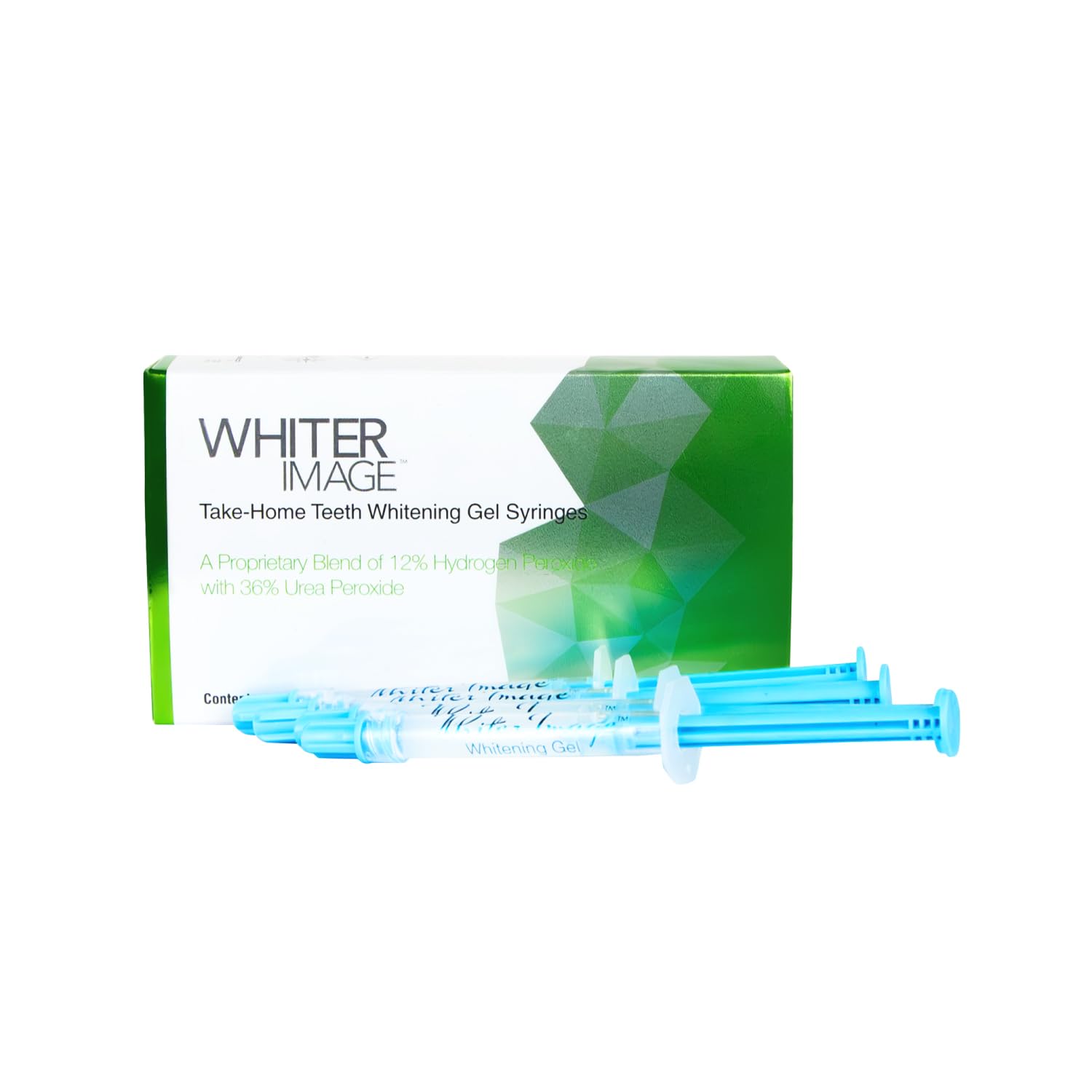 Whiter Image Professional Dental-Grade Teeth Whitening Gel, Sensitivity-Proof, 9% Hydrogen Peroxide Formula – Made in USA – 4 Pack Syringes with Dispensing Tips
