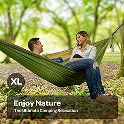 Durable Hammock 400 lb Capacity - Lightweight Nylon