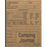 Camping Journal: Family RV Travel Logbook / Memory Book For Adventure Notes / Campground Notebook / Caravan Road Trip Diary /