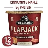 Kodiak Cakes Pancake On the Go, Cinnamon and Maple, 2.25 Ounce (Pack of 12) (Packaging May Vary)