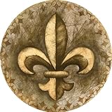 Thirstystone Absorbent Drink Coaster Set Fleur de Lis