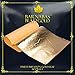 Barnabas Blattgold Imitation Gold Leaf, 25 Sheets, 5.5 inch, Metal Foil Leaf for Painting, Arts and Crafts