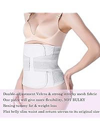 Postpartum Belly Wrap C sección de recuperación cinturón banda para el ombligo encuadernación soporte de espalda cintura Shapewear 2019 actualizado