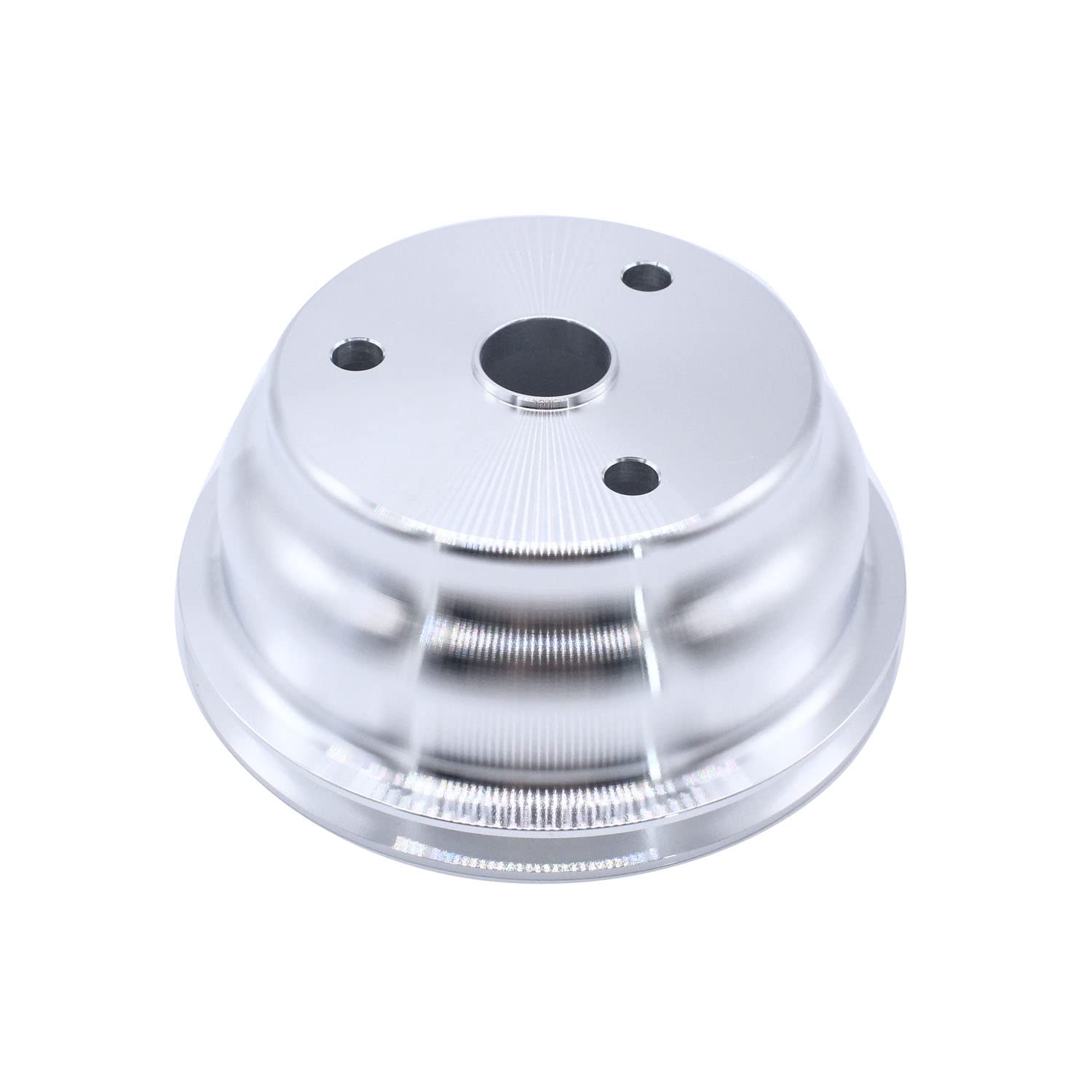 Photo 1 of 1 PC SHLPDFM Crankshaft Pulley Billet Aluminum 1 Groove Long Water Pump Pulley Compatible with Chevy SBC 265 283 305 327 350 383 400 Engines