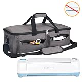Luxja Carrying Bag Compatible with Cricut Explore Air and Maker, Tote Bag Compatible with Cricut Explore Air and Supplies (Bag Only, Patent Pending), Gray