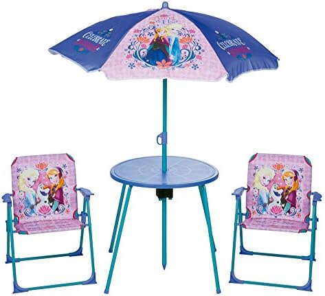 Disney Frozen Kids Patio Parasol Umbrella Set Outdoor Indoor Gardening Children Amazon Co Uk Garden Outdoors