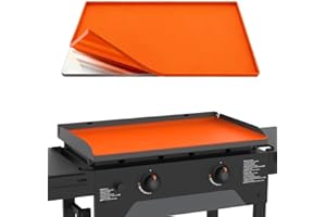 KITCHEN PERFECTION 28" Premium Silicone Griddle Cover Mat for Blackstone Griddle 28 Inch - Hermetic Protection from Rust & Debris All Year, Fits All Blackstone 28 Inch Models - Food Grade Silicone
