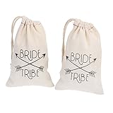 Ling's moment Wedding Party Gift Favor Bags - 10pcs 4