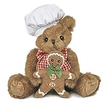 Bearington Ben Baking Holiday Gingerbread Plush Stuffed Animal Teddy Bear, 10