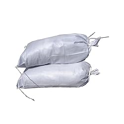Sand Bags 17"x27", Empty White Woven Polypropylene