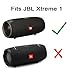 co2CREA Travel Case Replacement for JBL Xtreme Portable Wireless Bluetooth Speaker fits Power and Adapter (Only for Xtreme 1, Black Hard Case)