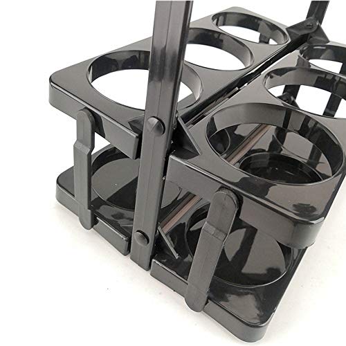Reusable Drink Carrier Foldable Beer Caddy Beverage Delivery Holder Plastic Coffee Wine Rack